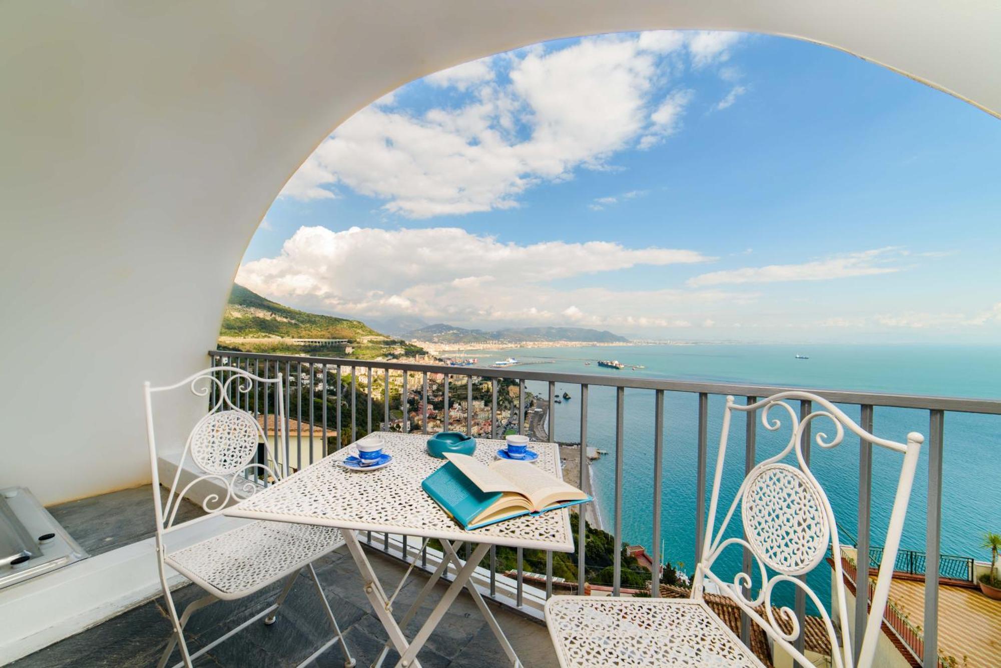 Panoramic Amalfitan Coast Hideaway Villa Vietri Kültér fotó
