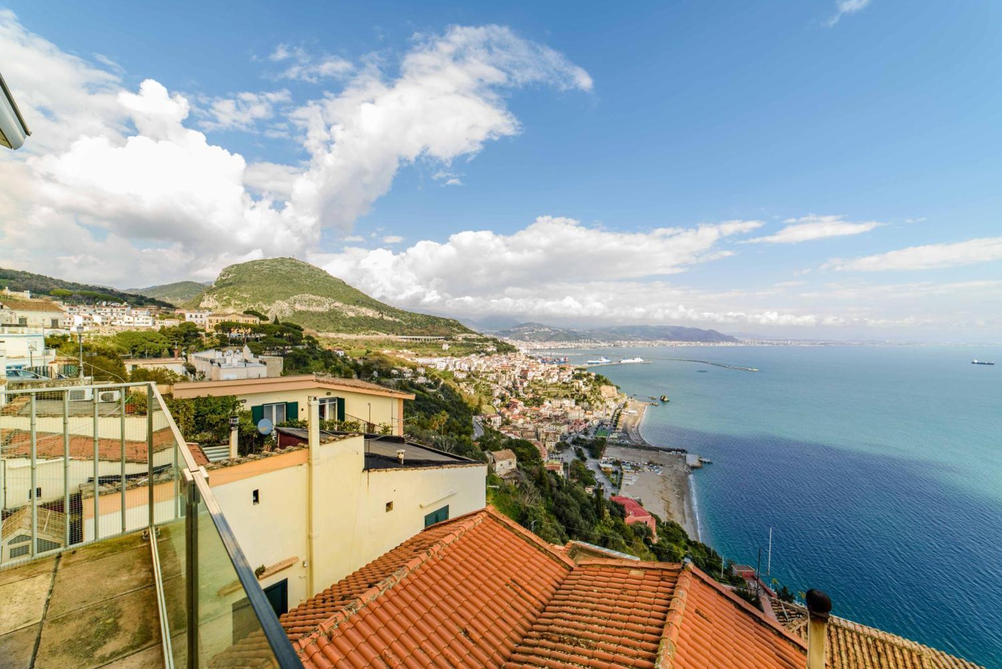 Panoramic Amalfitan Coast Hideaway Villa Vietri Kültér fotó